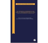 Les réserves d'interprétation dans la jurisprudence de la Cour constitutionnelle congolaise - Alexandre-Chancel Funga Lufe Motema - Du Pantheon Eds - broché - Essai