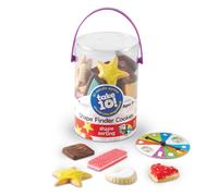 Les ressources d'apprentissage prennent 10! Cookies de fond de forme de cookies