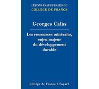 Les ressources minerales, enjeu majeur du developpement durable