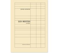 Les restes, prototype - Henri Lefèbvre - Manuella Eds - broché - Essai