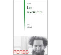 Les revenentes - NE - - Georges Perec - Julliard - Livre
