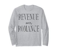 Les revenus générés par le travail romantique Hustle Motivational FOCUS Women Manche Longue