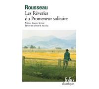 Les Rêveries du Promeneur solitaire - - Jean-Jacques Rousseau - Gallimard - Livre