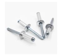Les rivets creux, GB12618 Tête de Dôme En Aluminium Aveugle Pop Rivets M2.4-M6 5-25mm 90 Pièces Meubles Voiture Avion(20mm,M4 20pcs)