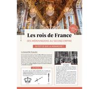 Les rois de France - Dépliant Des Mérovingiens au Second Empire - Séverin Peyronel-béra - Merci Les Livres - broché - Essai