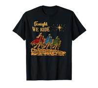 Les Rois Mages de Noël : « Ce Soir, on y va ! » - Une crèche T-Shirt