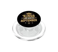 Les Rois Naissent en Septembre PopSockets PopGrip pour MagSafe