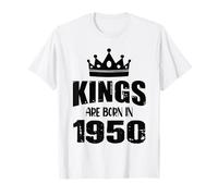 Les rois sont nés en 1950 Anniversaire 1950 Né en 1950 T-Shirt
