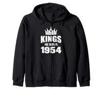 Les rois sont nés en 1954 Anniversaire 1954 Né en 1954 Sweat à Capuche