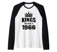Les rois sont nés en 1966 Anniversaire 1966 Né en 1966 Manche Raglan