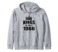 Les rois sont nés en 1966 Anniversaire 1966 Né en 1966 Sweat à Capuche