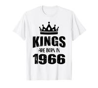 Les rois sont nés en 1966 Anniversaire 1966 Né en 1966 T-Shirt