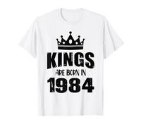 Les rois sont nés en 1984 Anniversaire 1984 Né en 1984 T-Shirt