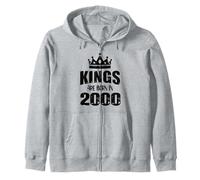 Les rois sont nés en 2000 Anniversaire 2000 Né en 2000 Sweat à Capuche