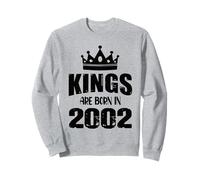 Les rois sont nés en 2002 Anniversaire 2002 Né en 2002 Sweatshirt