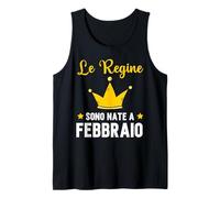 Les Rois sont nés en février Anniversaire Italie Débardeur