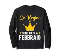Les Rois sont nés en février Anniversaire Italie Manche Longue