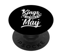 Les Rois sont nés en mai PopSockets PopGrip Adhésif