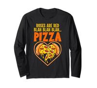 Les roses sont des pizzas rouges Blah Blah Manche Longue