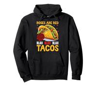 Les roses sont des tacos rouges Blah Blah Sweat à Capuche
