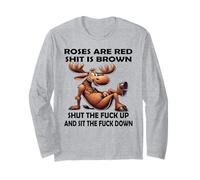 Les Roses sont Rouges, mais C'est Marron, tais-toi et assieds-toi Manche Longue