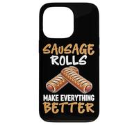 Les Rouleaux de Saucisse rendent Tout Meilleur mangeur de saucisses Coque pour iPhone 13 Pro