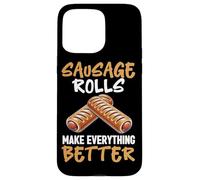 Les Rouleaux de Saucisse rendent Tout Meilleur mangeur de saucisses Coque pour iPhone 15 Pro Max