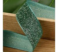 Les rubans de velours doux, Ruban de velours à paillettes dorées de 5 mètres for bricolage, artisanat, couvre-chef, accessoires, vêtements, chapeaux, couture, garnitures, matériaux(Green,40mm)