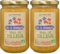 Les Ruchers du Luberon - Miel Bio & Français 400 g - Tilleul (Lot de 2)