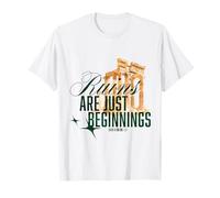 Les ruines ne sont Que des débuts : Design Vintage avec typogr Moderne T-Shirt