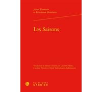 Les Saisons - James Thomson - Classiques Garnier - relié - Roman
