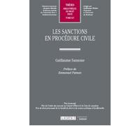 Les sanctions en procédure civile - Guillaume Sansone - Lgdj - broché - Etude