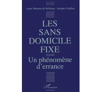 Les sans domicile fixe Un phénomène d'errance - Louis Moreau de Bellaing - L'harmattan - broché - Livre