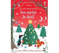 Les sapins de Noël - Mes autocollants brillants - Dès 3 ans - Jessica Greenwell - Usborne - broché - Document jeunesse