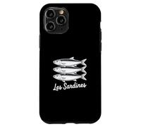 Les Sardines French Bistro Nautical Seafood Art Coque pour iPhone 11 Pro