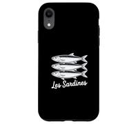 Les Sardines French Bistro Nautical Seafood Art Coque pour iPhone XR