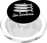 Les Sardines French Bistro Nautical Seafood Art PopSockets PopGrip pour MagSafe