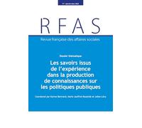 Les savoirs issus de l’expérience dans la production de connaissances sur les politiques publiques