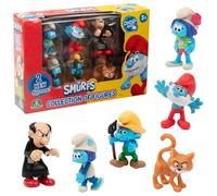 Generique – Coffret de figurines Les Schtroumpfs – 6 figurines 5,5 cm (2 inédites) – Dès 3 ans
