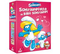 TelForceOne Coffret DVD Les Schtroumpfs – Schtroumpfette et Bébé Schtroumpf – 3 DVD Pack
