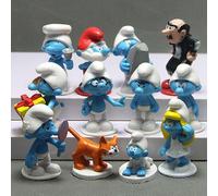 Les Schtroumpfs Gargamel Le Village Perdu Dessin Anim? 12 PCS Figurine Enfants Jouet Cadeau