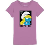 Les Schtroumpfs GISMURFTS013 T-Shirt, Rose, 10 Ans Fille