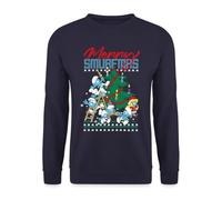 Les Schtroumpfs Merry Smurfmas Ugly Christmas Sweat Unisexe