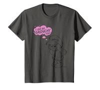 Les Schtroumpfs Schtroumpfette I Can Be Grouchy Too Kids T-Shirt, Enfant, Asphalte, 4 Ans