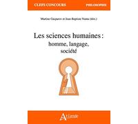 Les sciences humaines : homme, langage, société