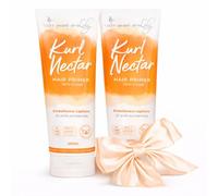 Les Secrets de Loly - Kurl Nectar - Leave-in crème sans rinçage Réparateur & hydratant anti-frisottis - Cheveux bouclés, frisés et crépus - 96% d'origine naturelle - 250 ml - Lot de 2