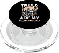 Les sentiers sont Mon Terrain de Jeu pour Les conducteurs de VTT PopSockets PopGrip pour MagSafe