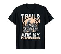 Les sentiers sont Mon Terrain de Jeu pour Les conducteurs de VTT T-Shirt