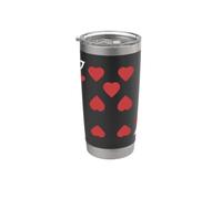 Les Sept Cœurs Gobelet isotherme en acier inoxydable double paroi
