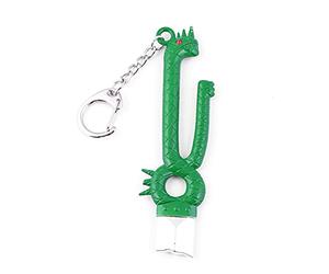 Les Sept Péchés Capitaux Keychain Anime Meliodas Arme en Métal Pendentif Keychain Ouvre-Hache Keychains Accessoires Bijoux Cadeaux, Type 5, 11cm